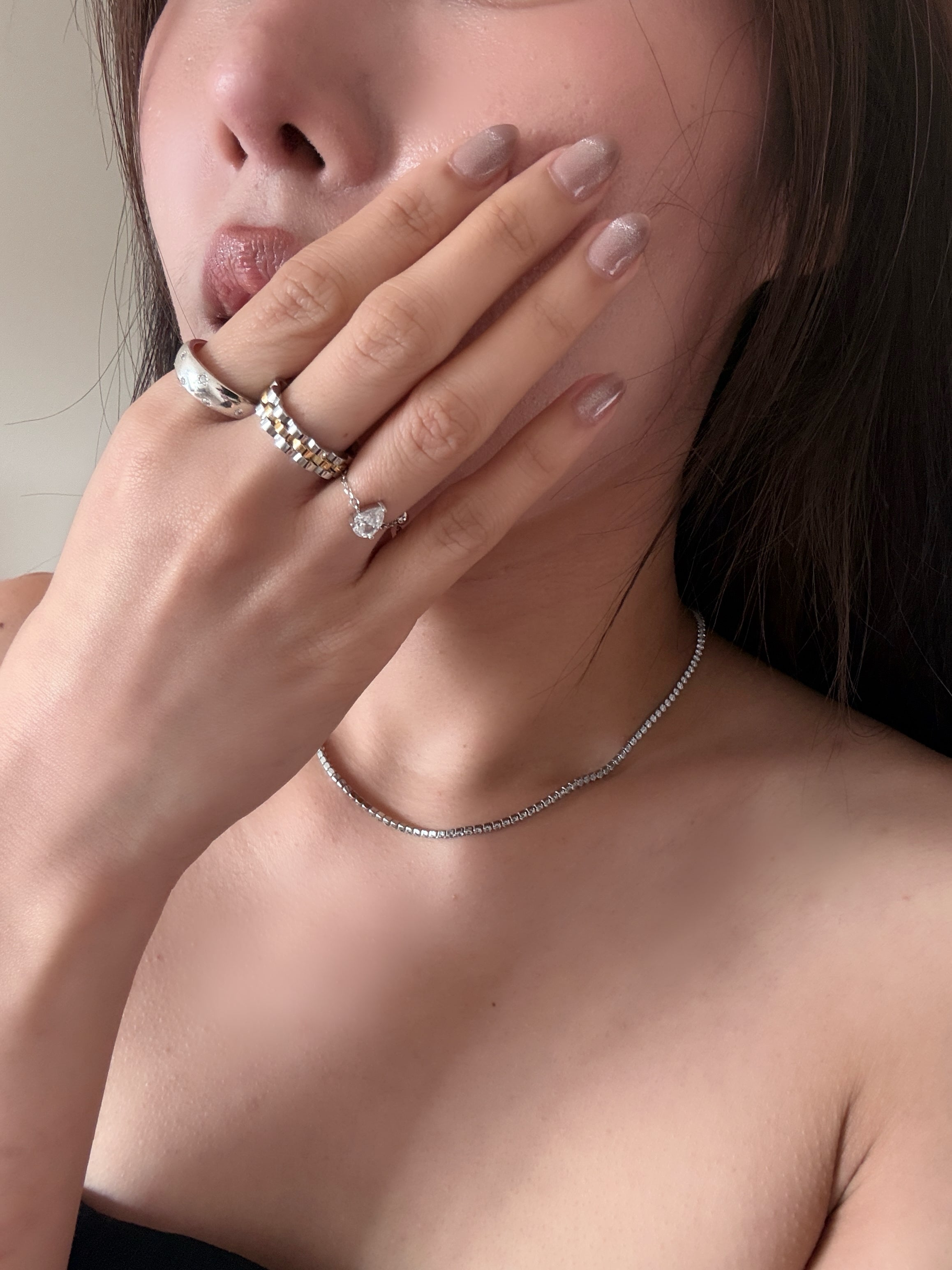 Paris Open Tennis Necklace