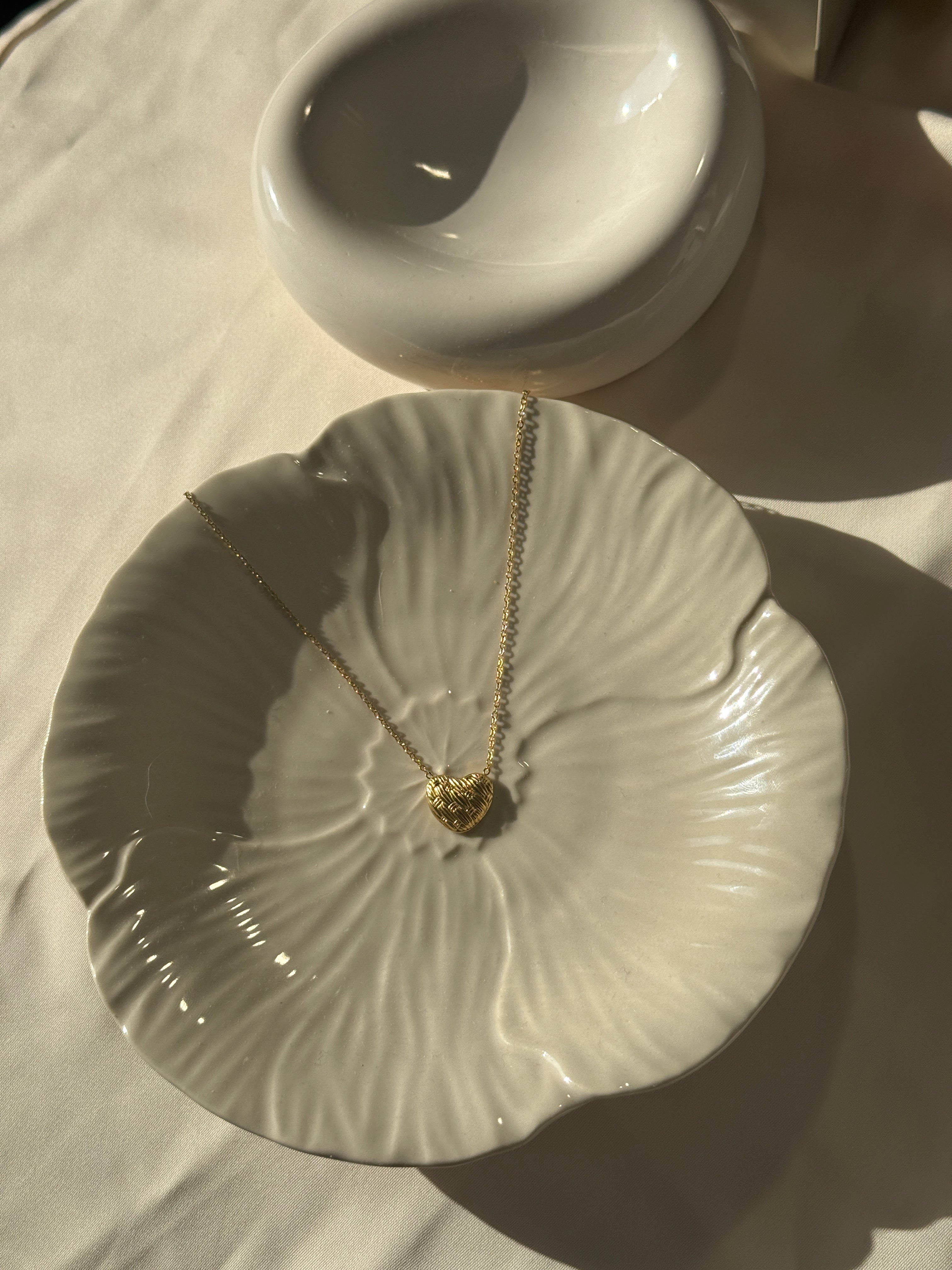 Beaded Heart Necklace