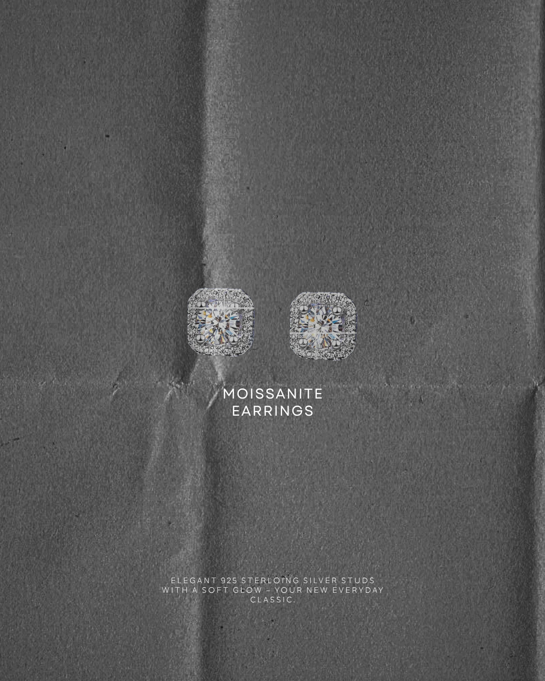 Moissanite earrings