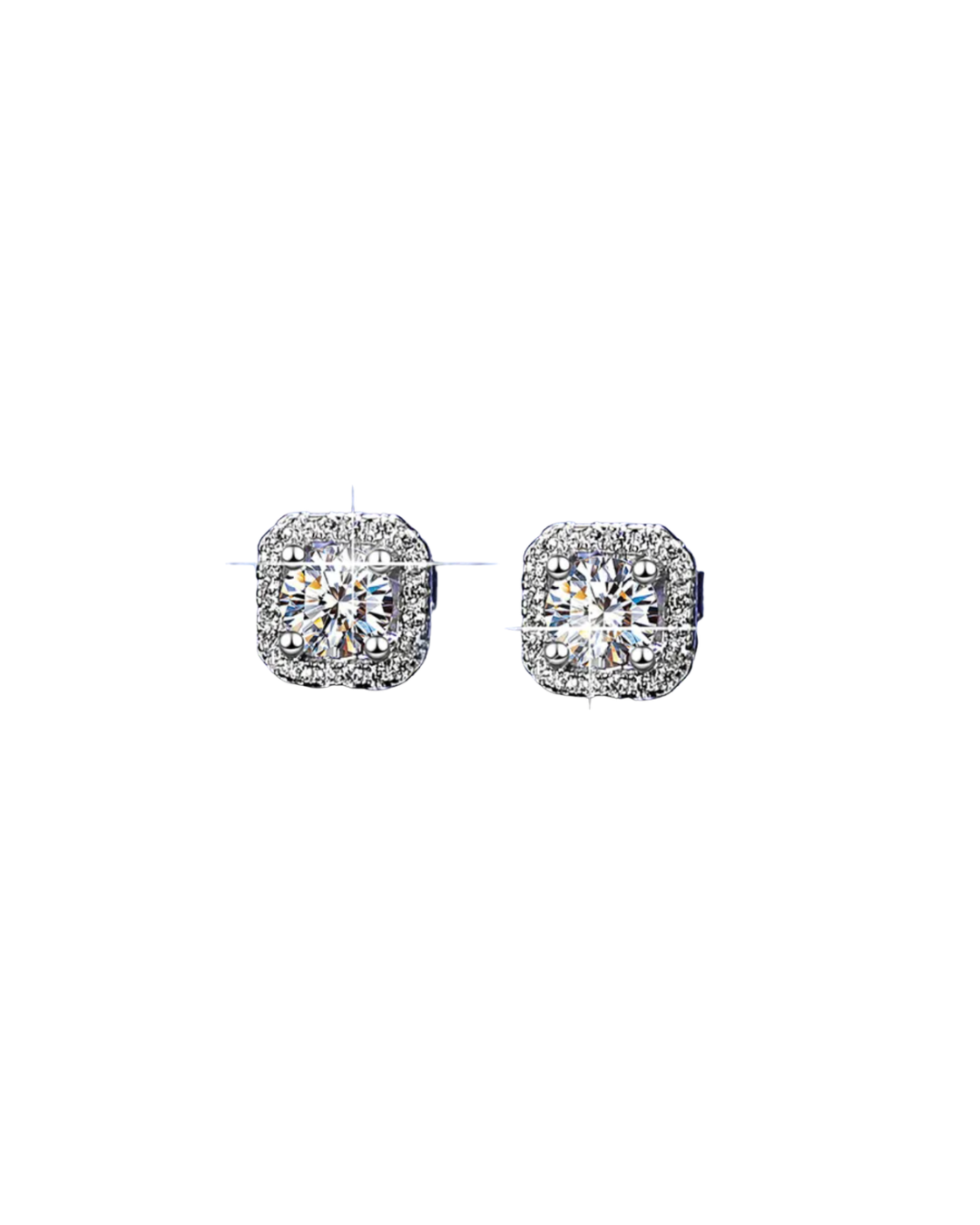 Moissanite earrings